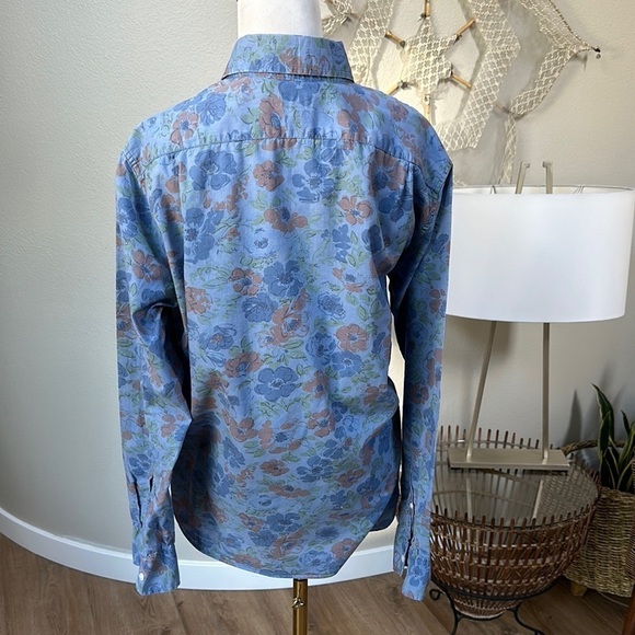 J. Crew brand men’s washed out floral button down shirt - Picture 2 of 9